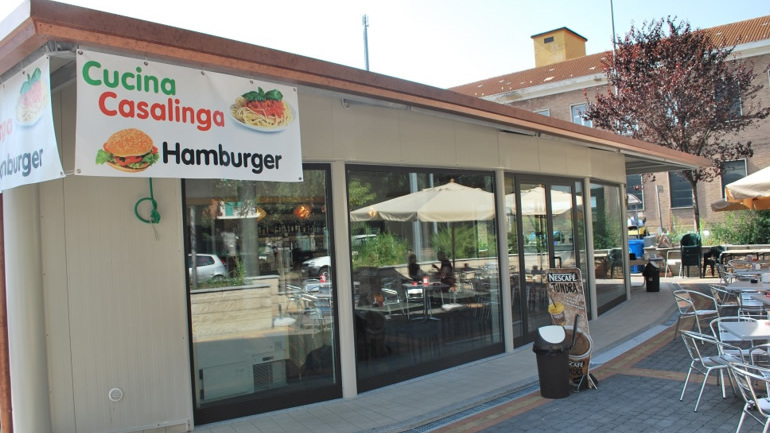 Realizzazione chiosco in metallo