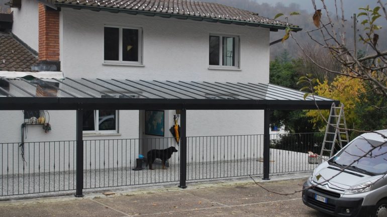 Veranda in metallo